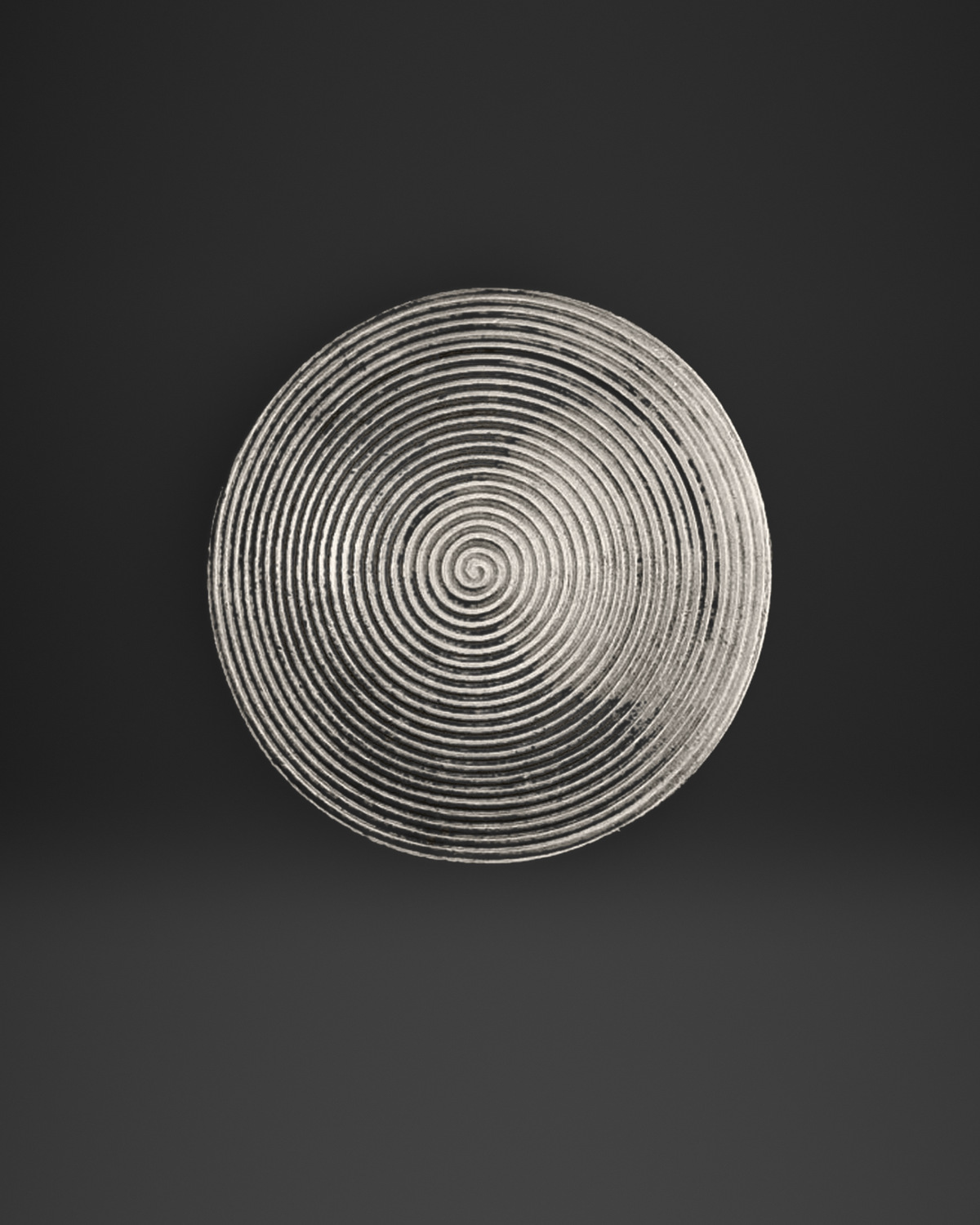 Fine Grain Circle Medallion
