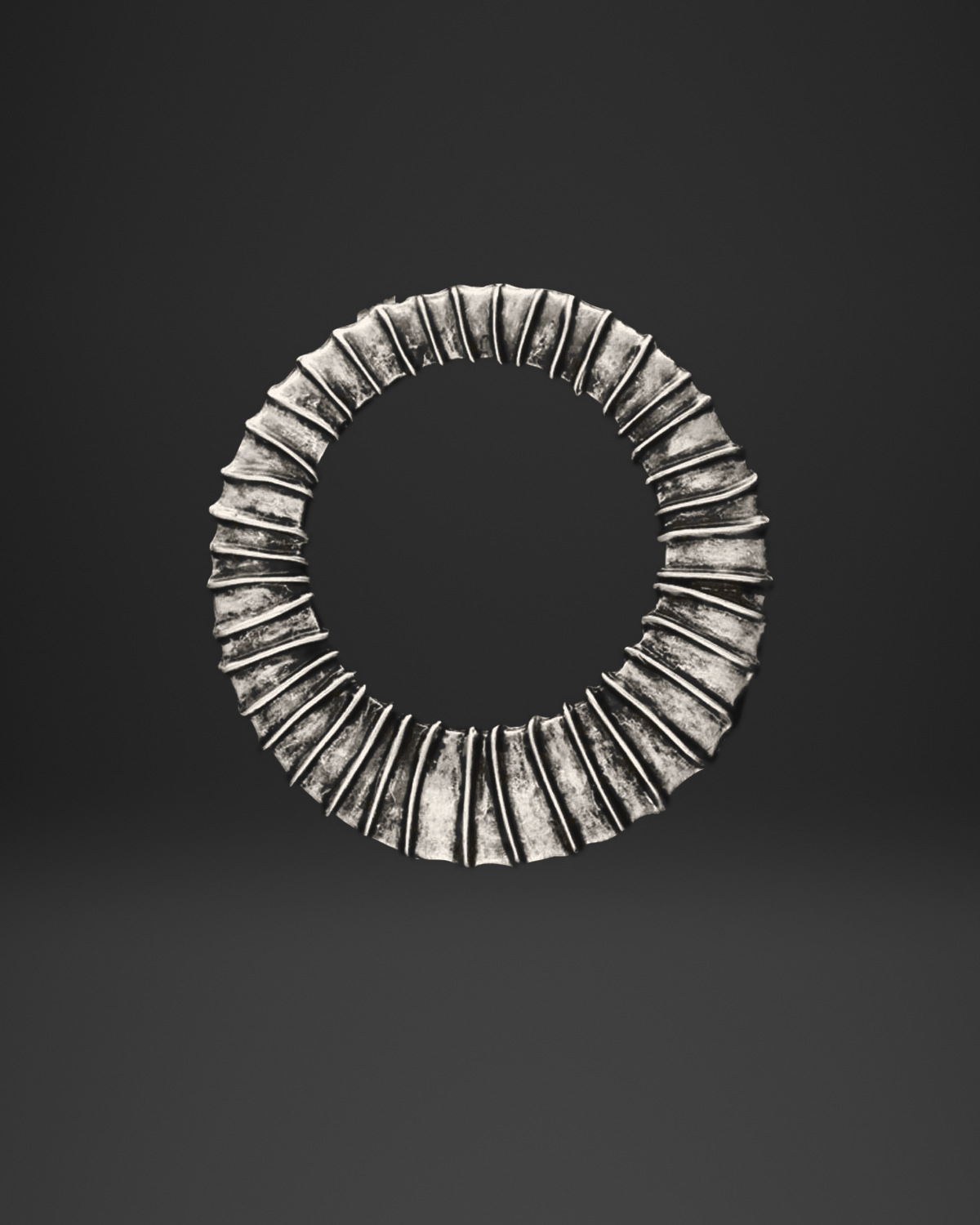 Radiant Rib Loop Medallion