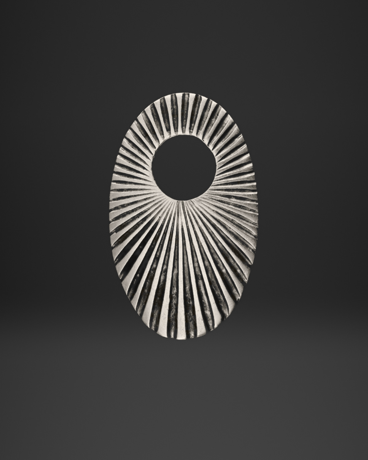 Sunray Oval Medallion