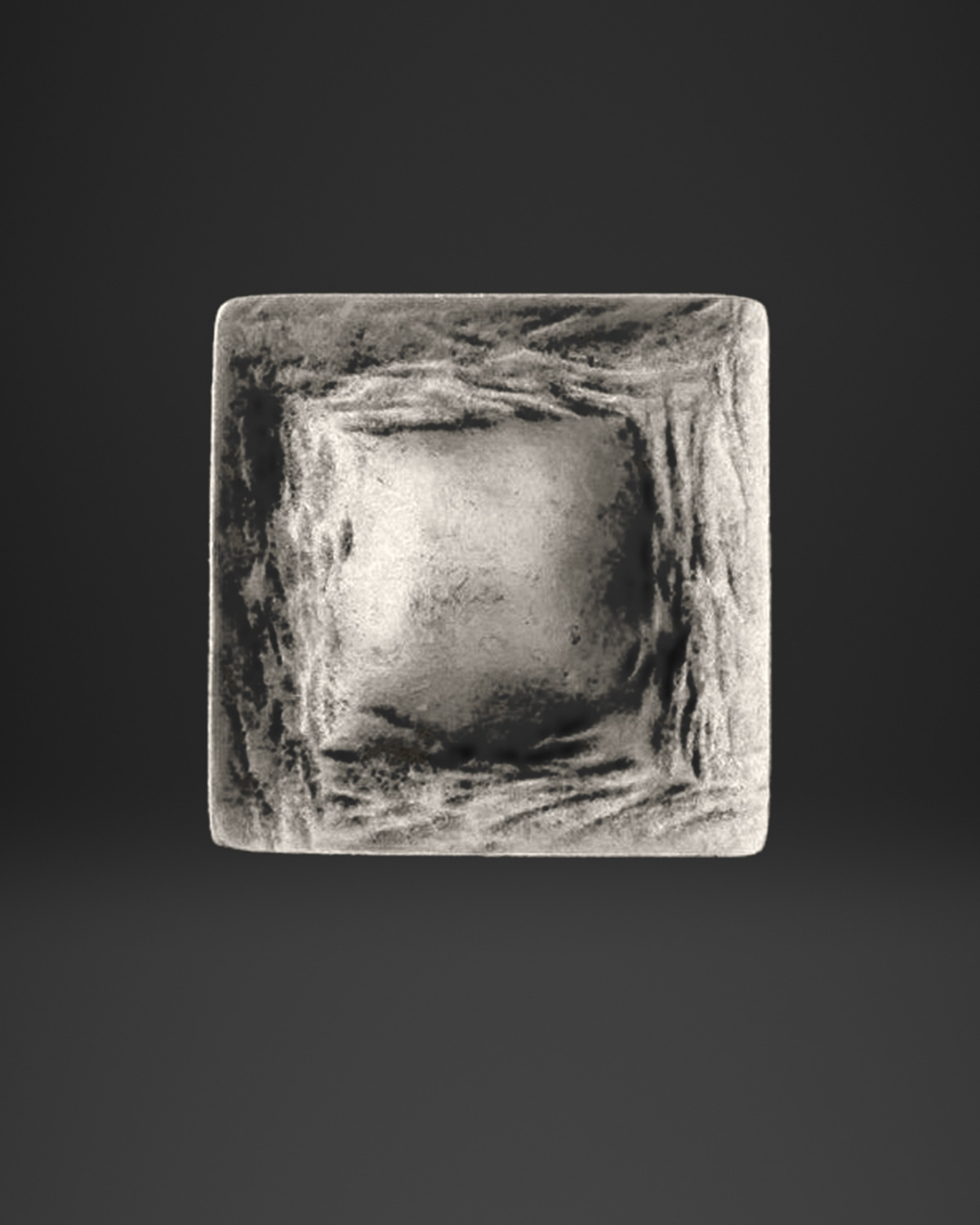 Weathered Square Medallion
