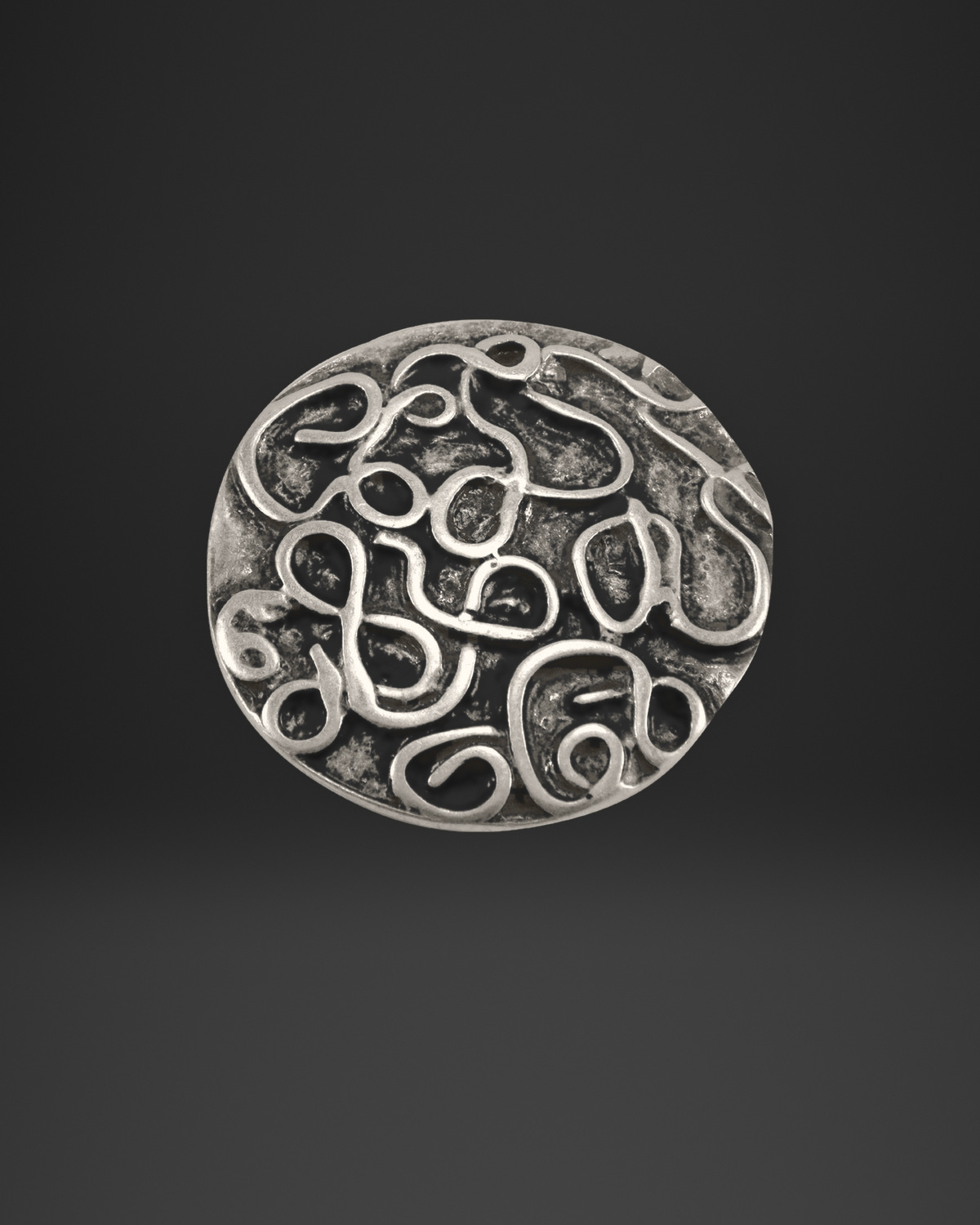 Interlace Filigree Disc Medallion