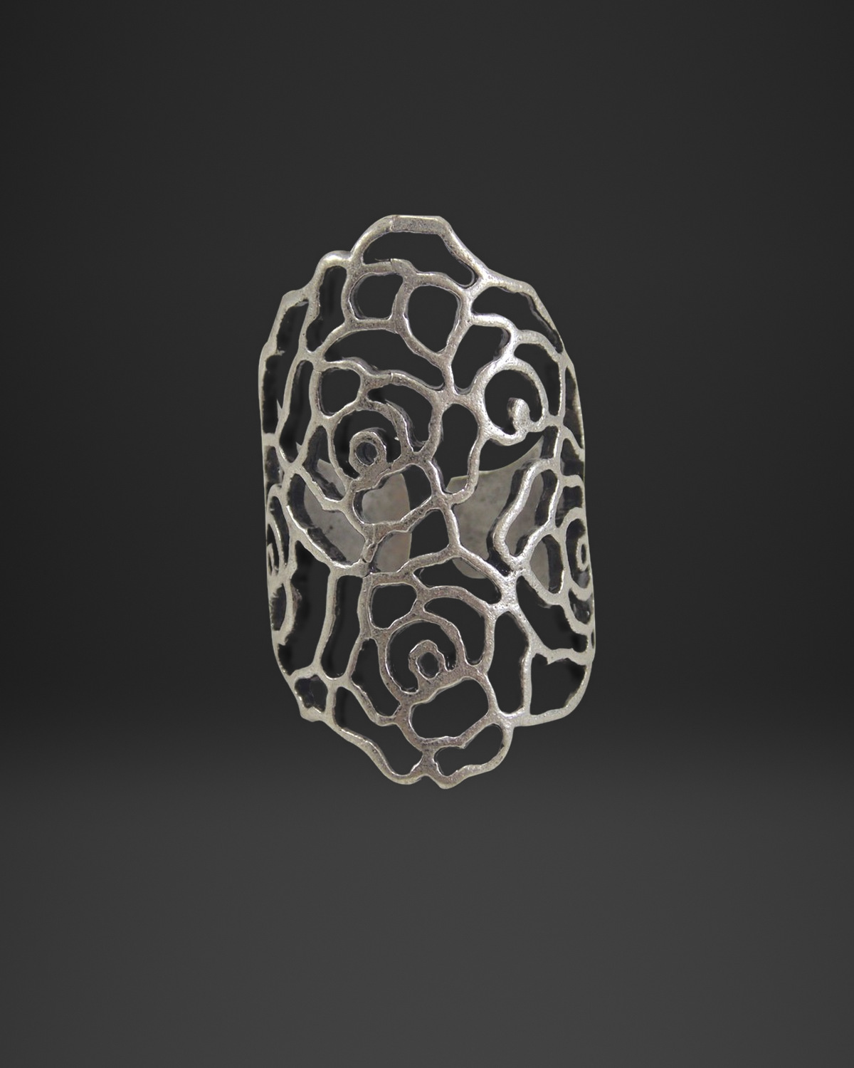 Openwork Rose Garden Ring