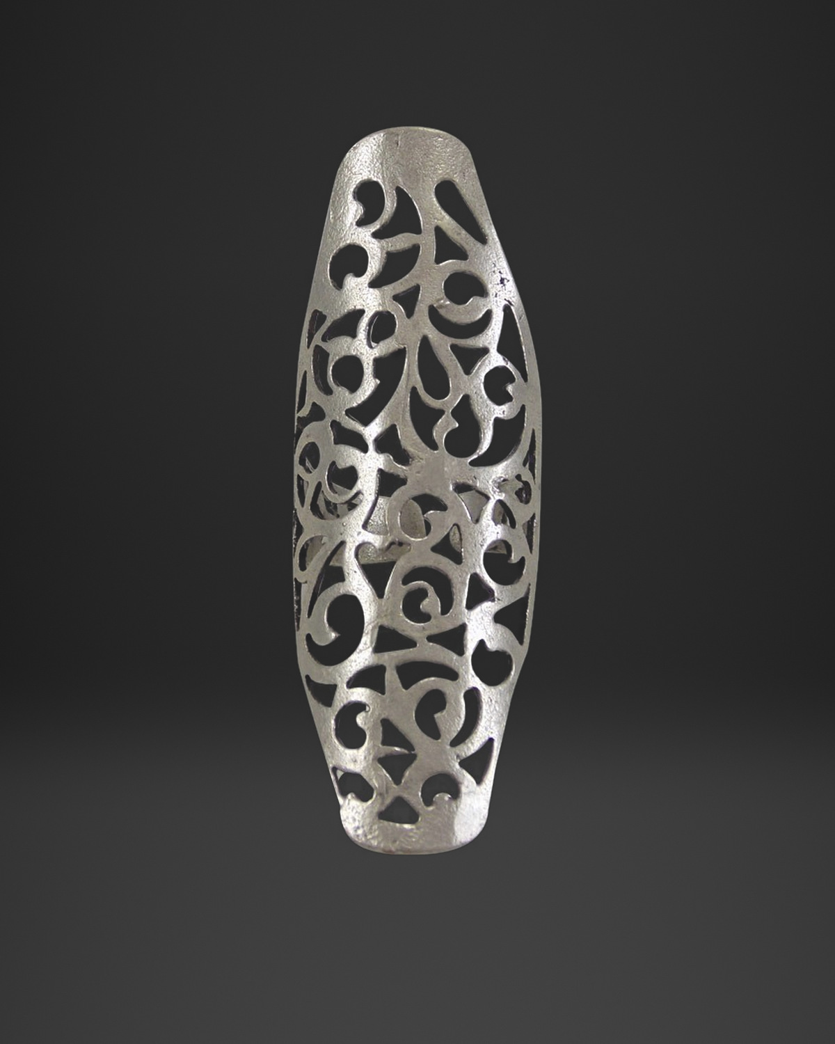 Long Filigree Scroll Ring