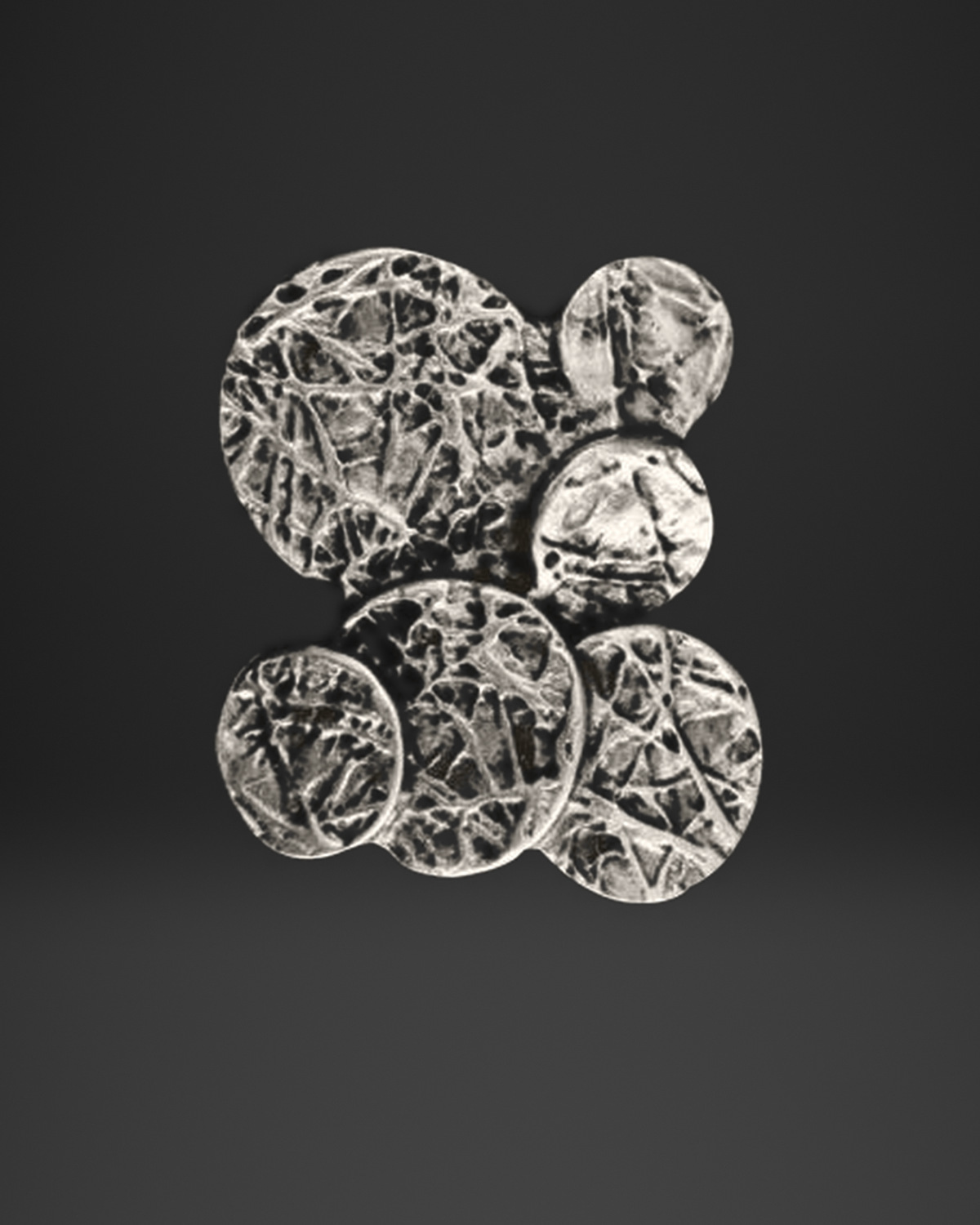 Crackle Disc Cluster Ring