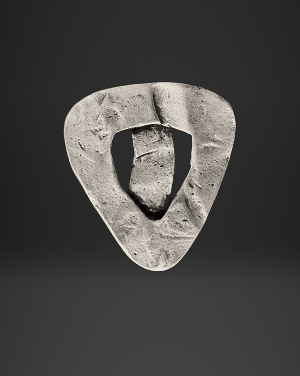 Folded Triangle Frame Ring