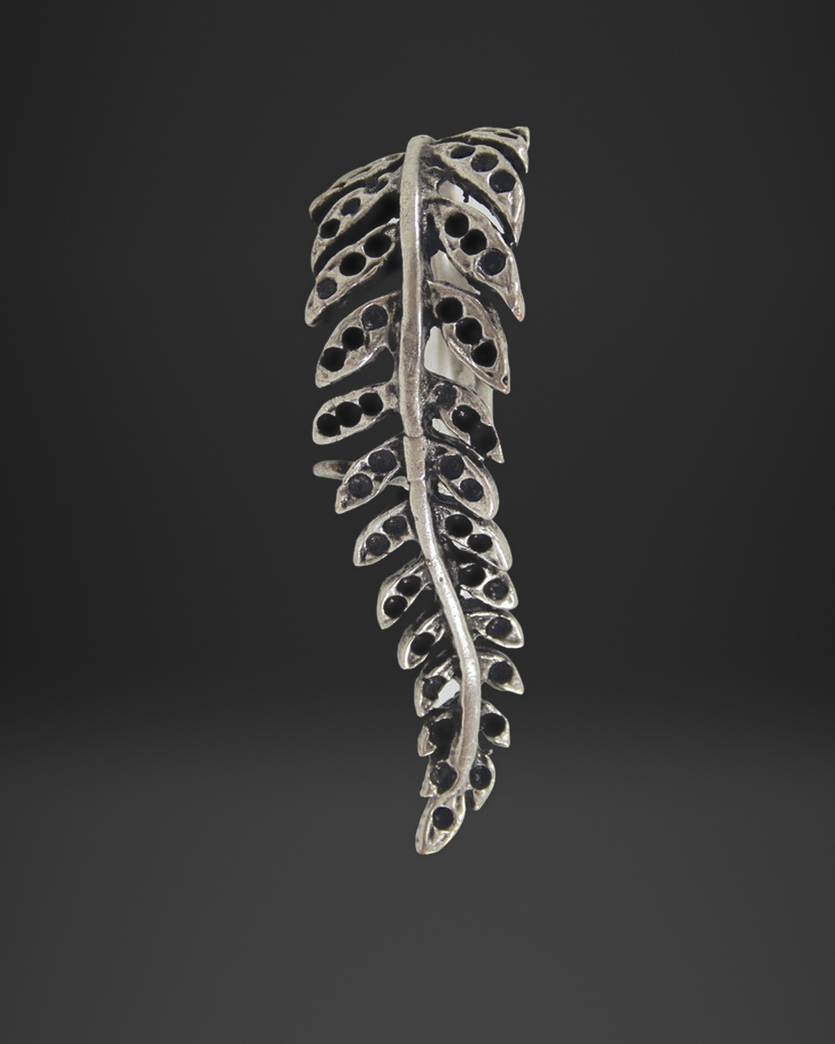 Openwork Fern Frond Ring
