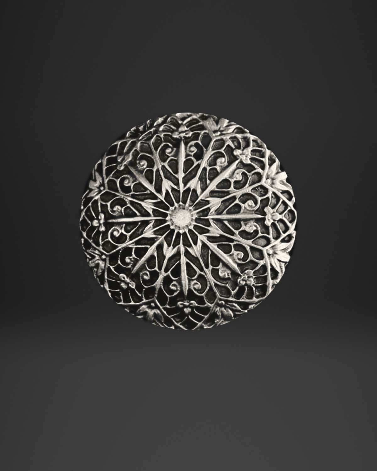 Filigree Dome Mandala Ring