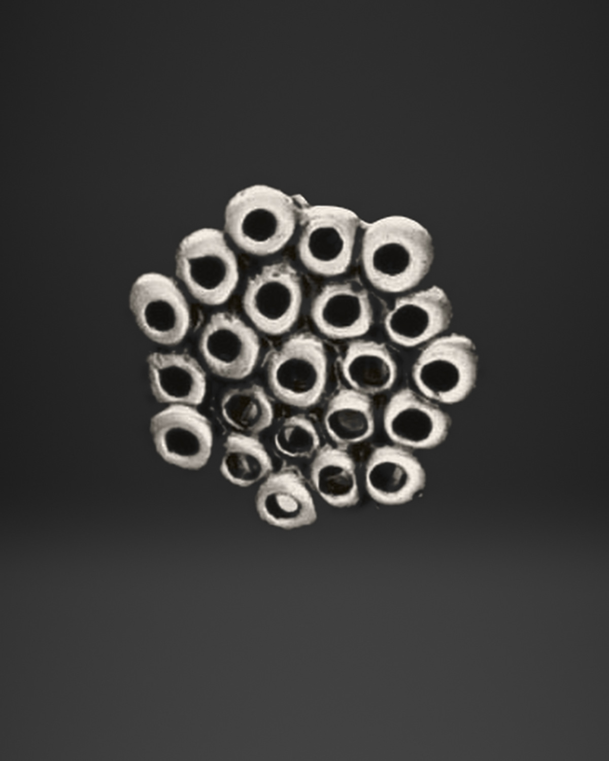 Bubble Ring Cluster Statement Ring