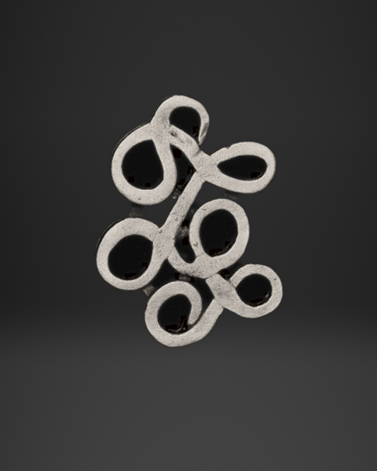 Looping Ribbon Openwork Ring