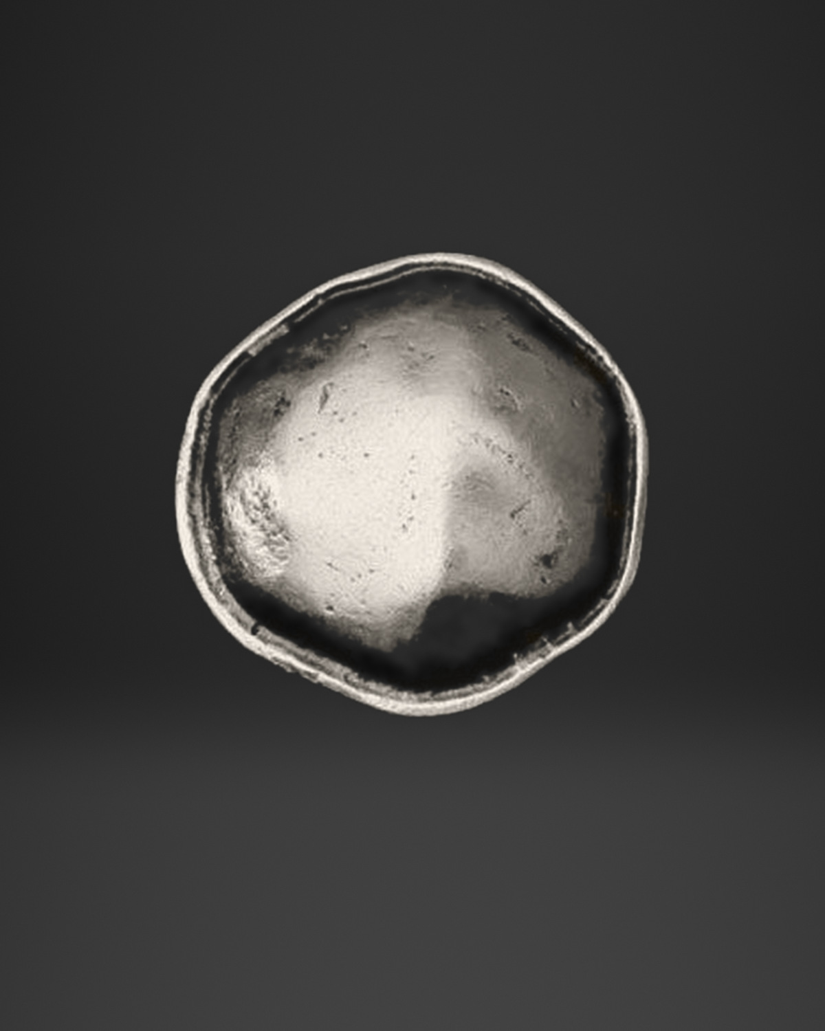 Rimmed Organic Dome Ring