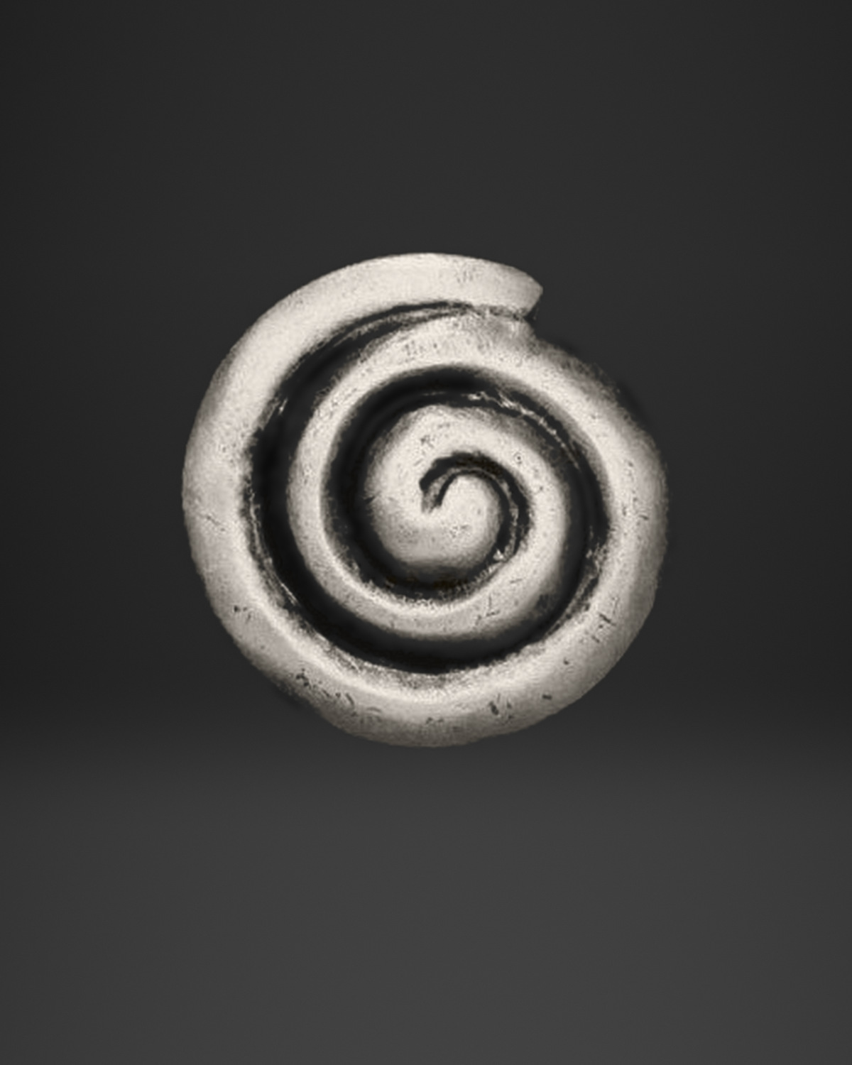 Raised Coil Spiral Ring