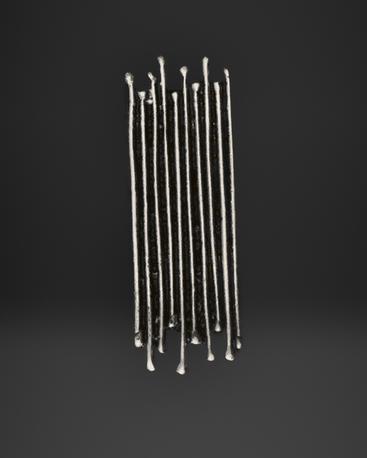 Vertical Wire Pin Stripe Ring