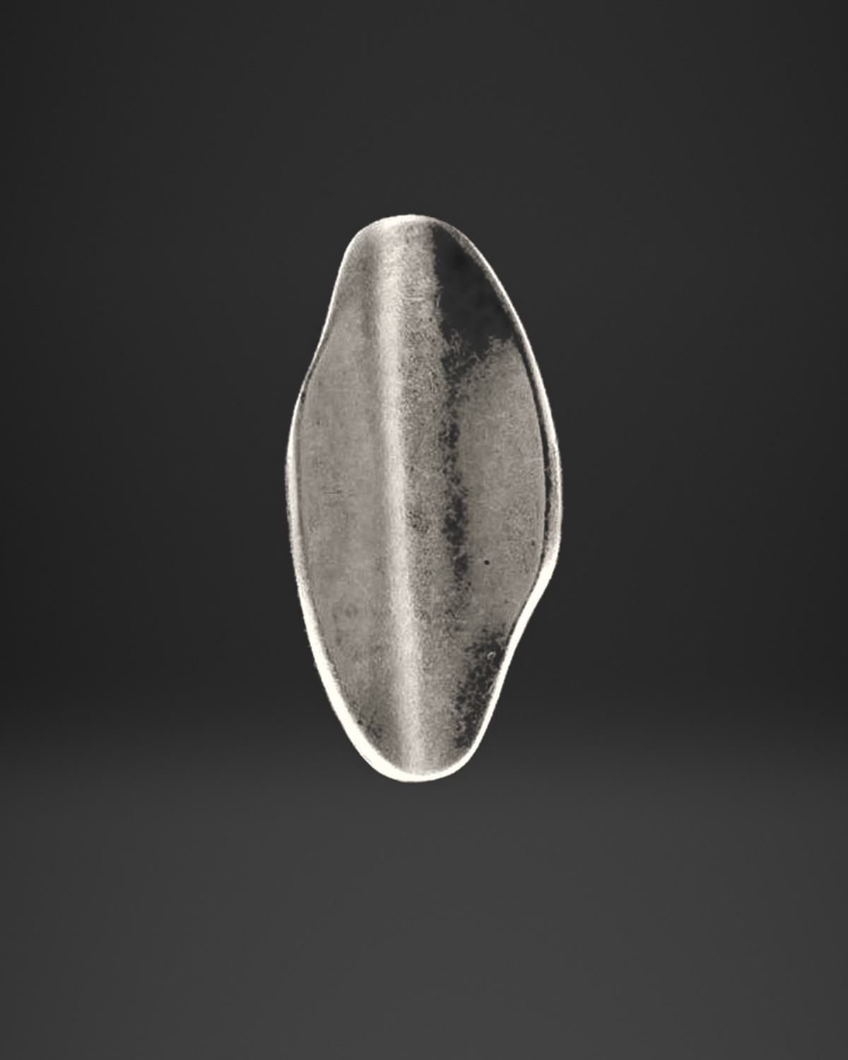 Wavy Long Oval Leaf Ring