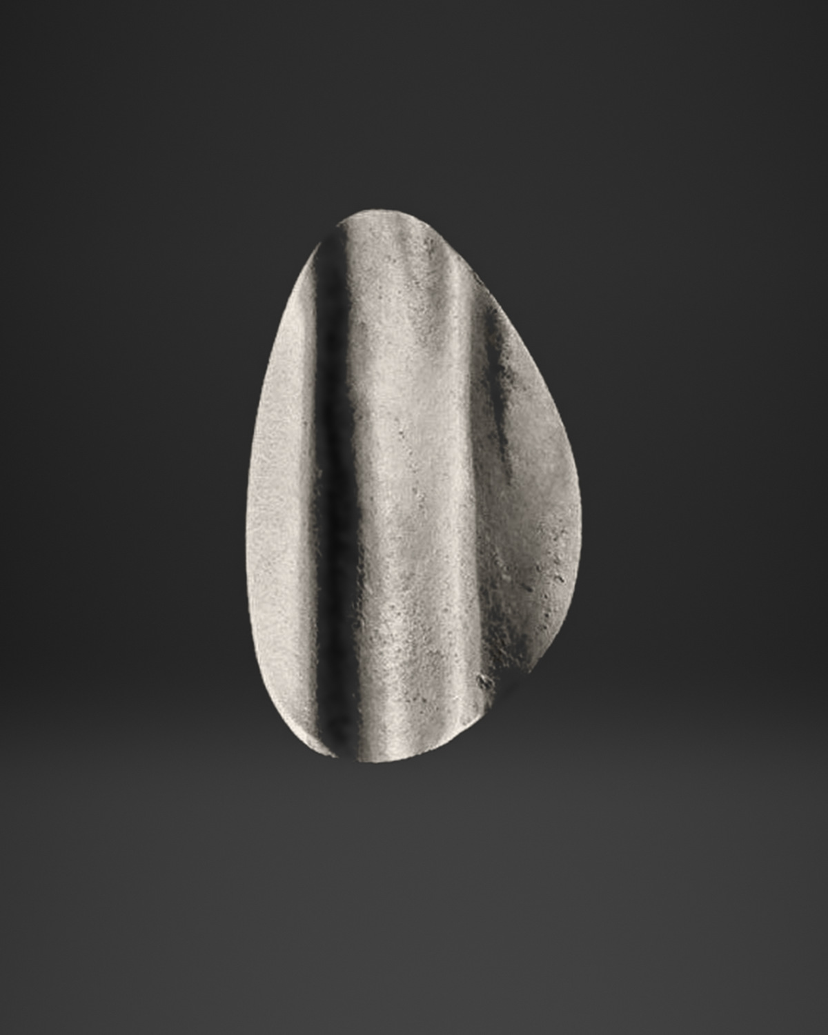 Folded Teardrop Plate Ring