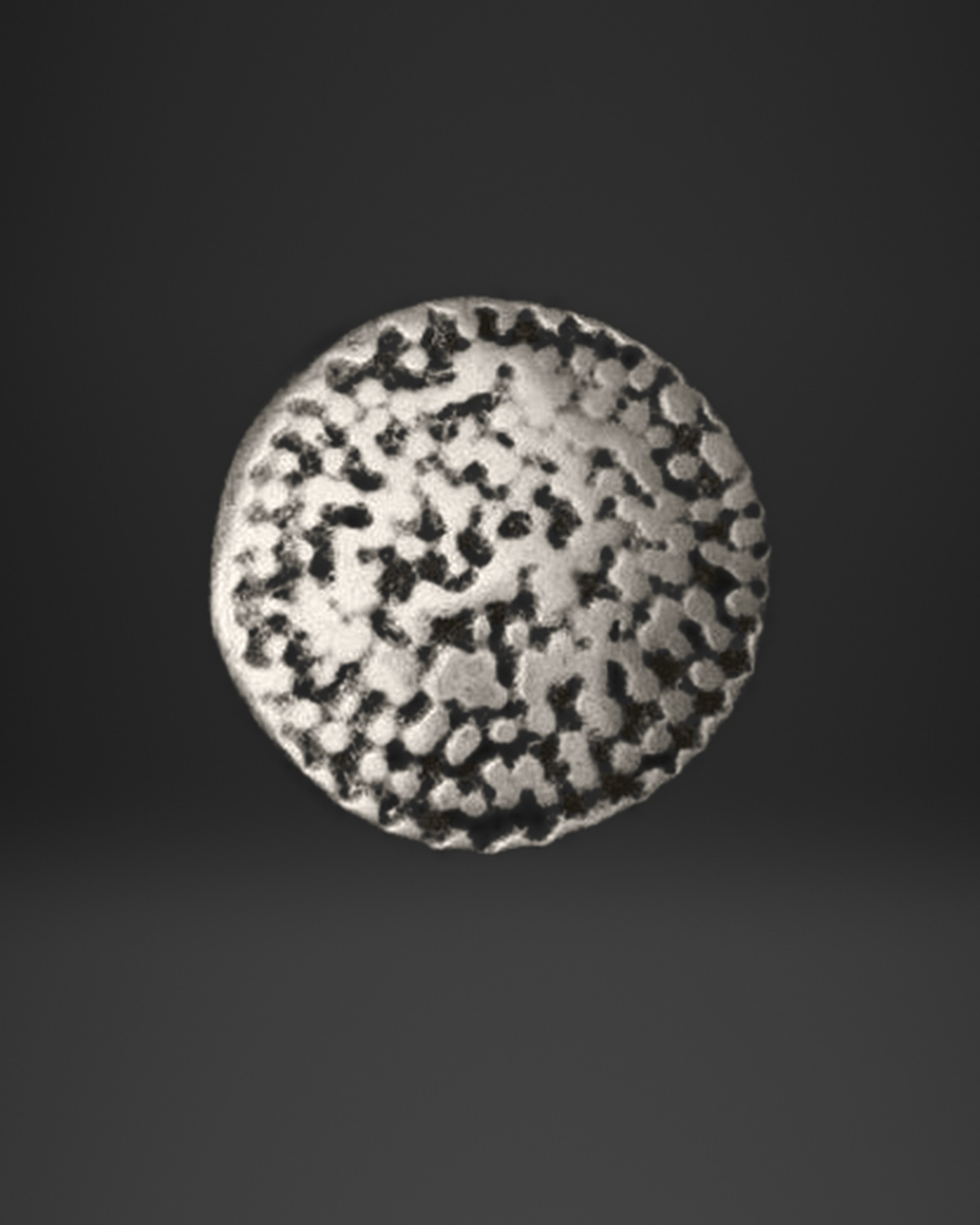Speckled Hammered Dome Ring