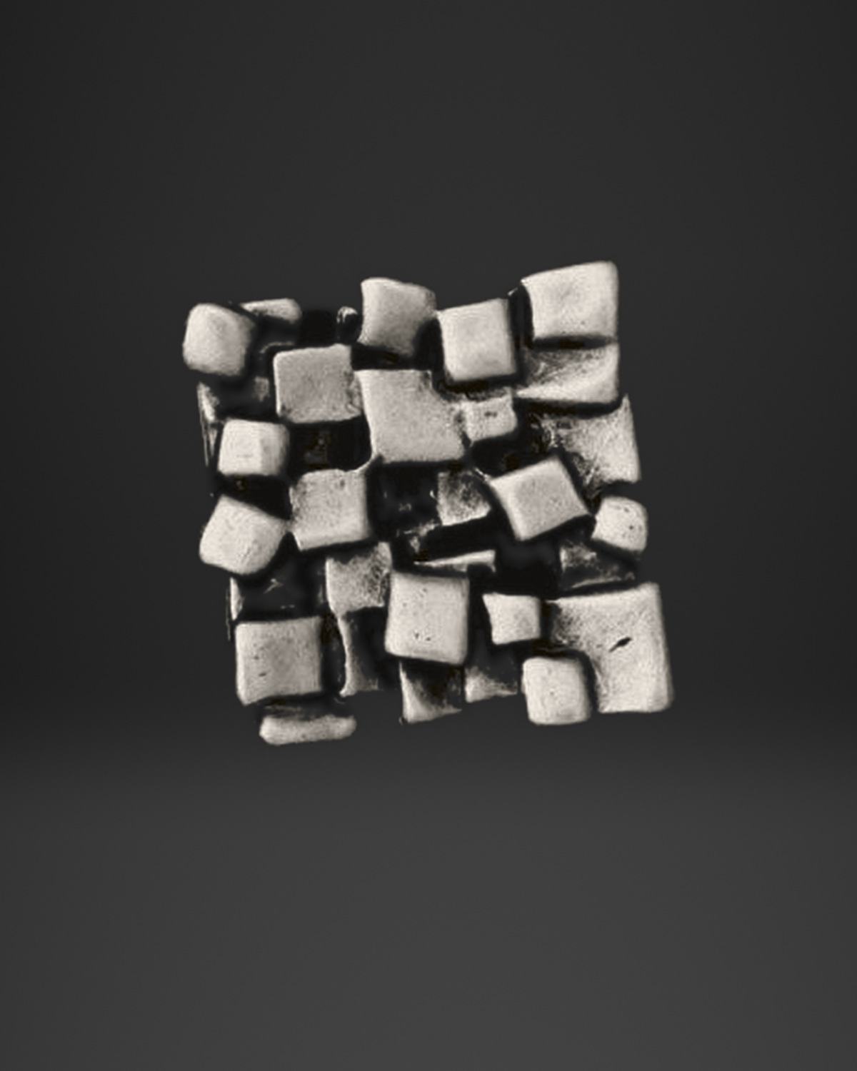 Scattered Cube Mosaic Ring