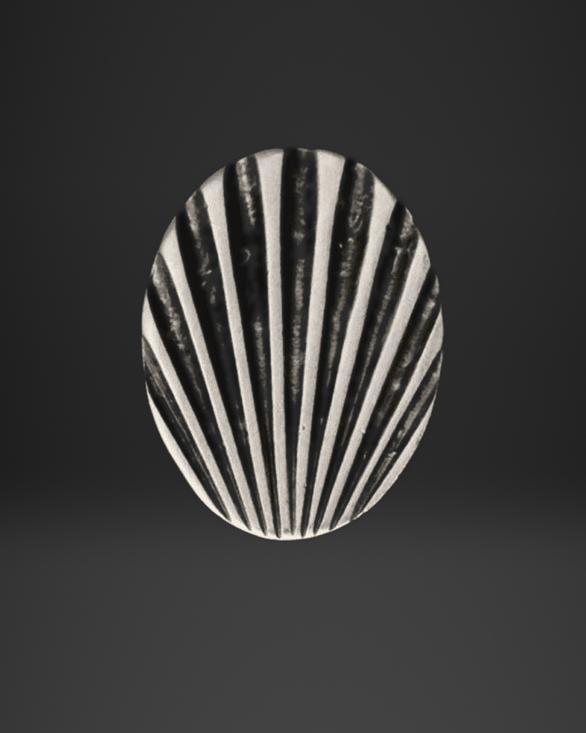 Scallop Shell Oval Ring