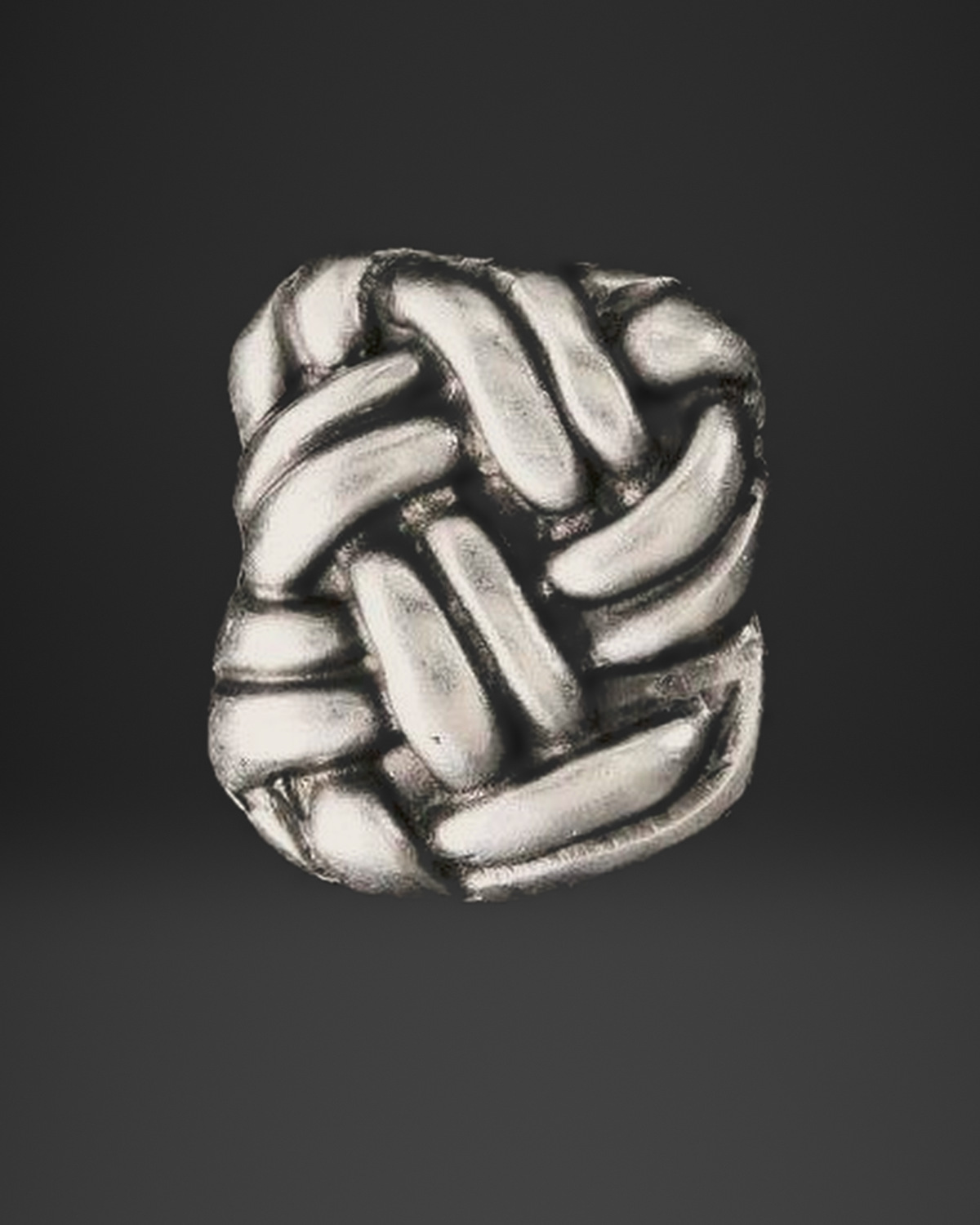 Basket Weave Square Ring