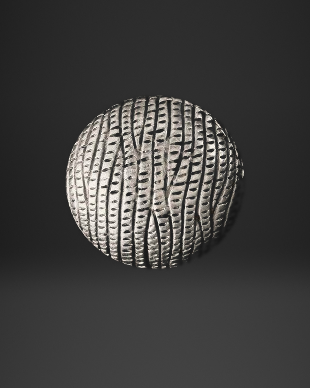 Ladder Stripe Dome Ring