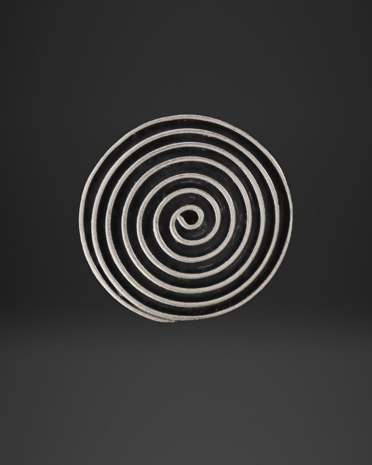 Open Wire Spiral Disc Ring