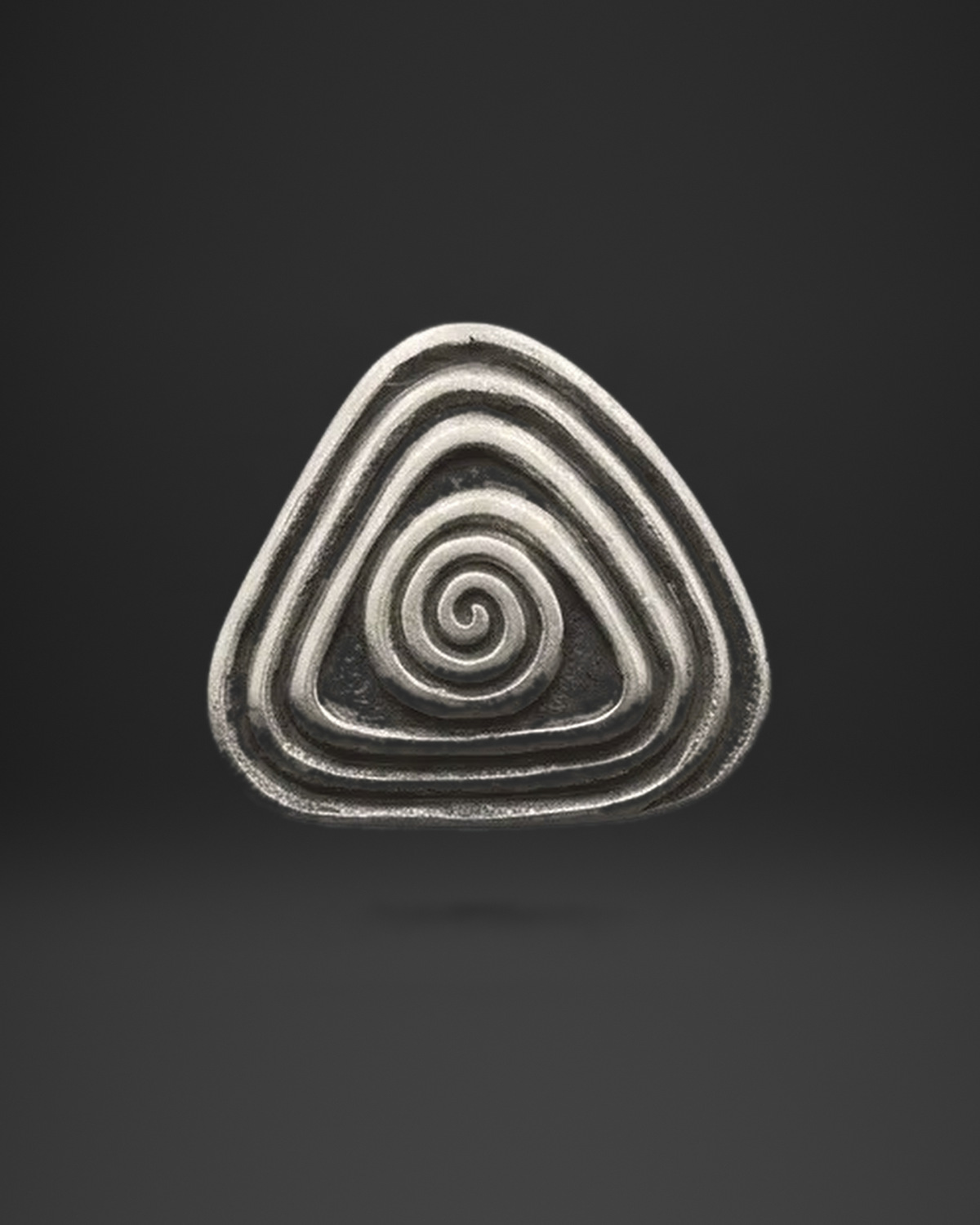 Triangle Spiral Ring