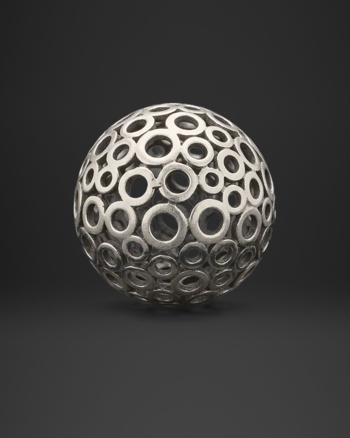 Openwork Bubble Sphere Ring