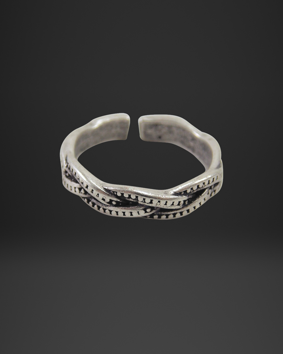 Braided Rope Band Ring