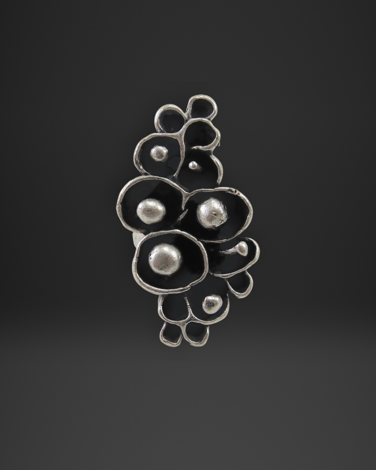 Flower Bud Branch Ring