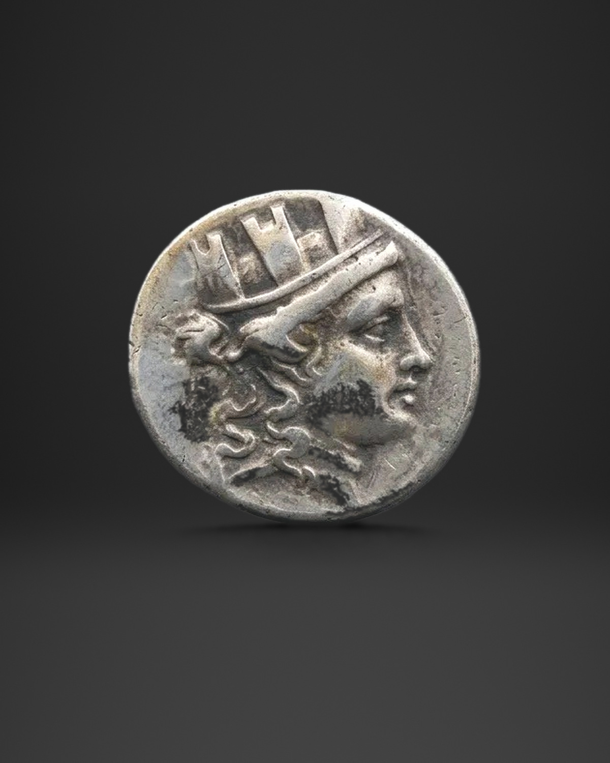 Ancient Goddess Coin Ring