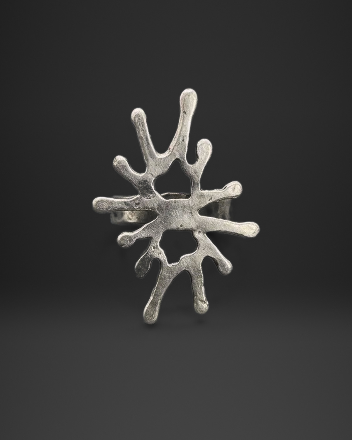 Splash Star Open Ring