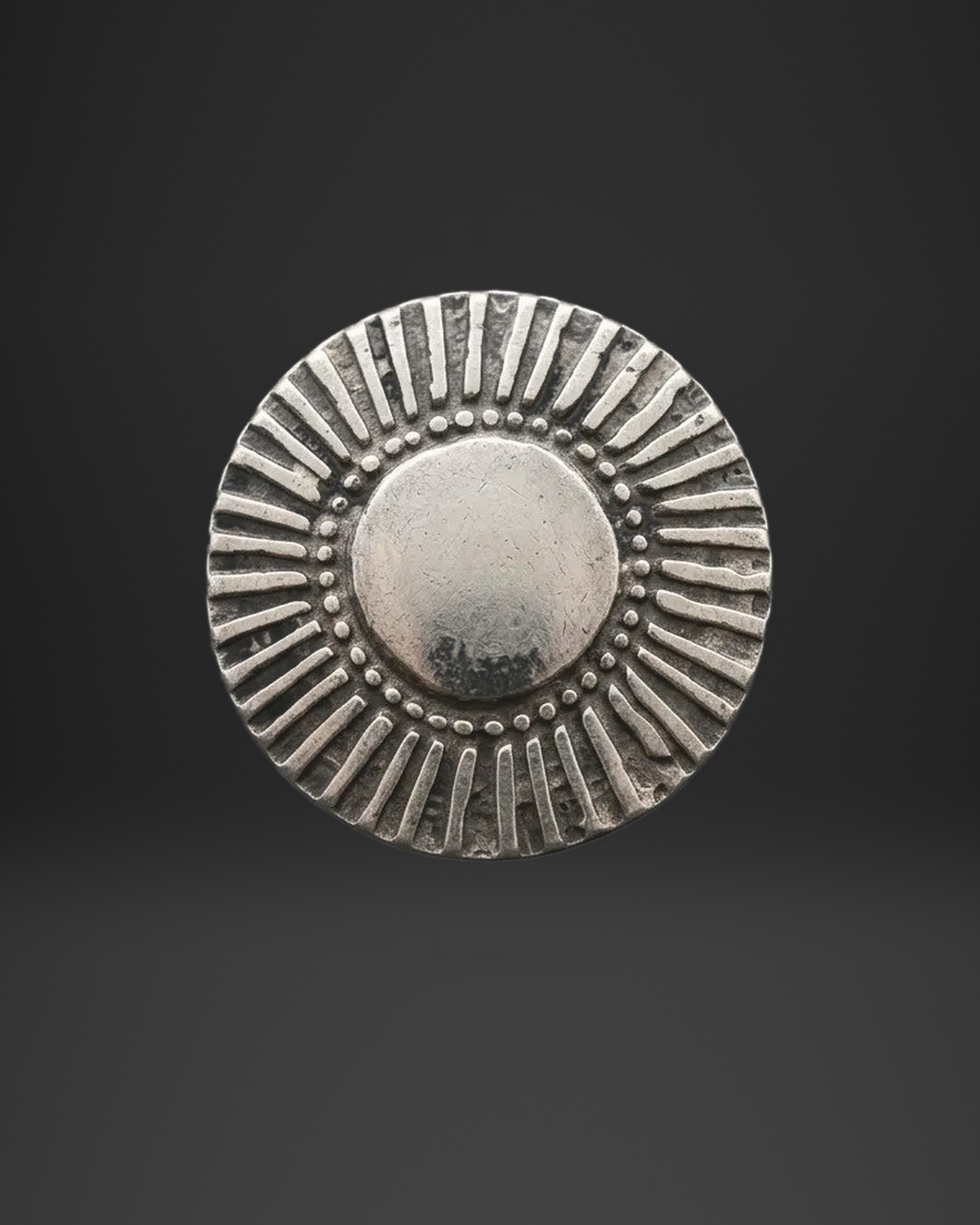 Sunburst Ray Dome Ring