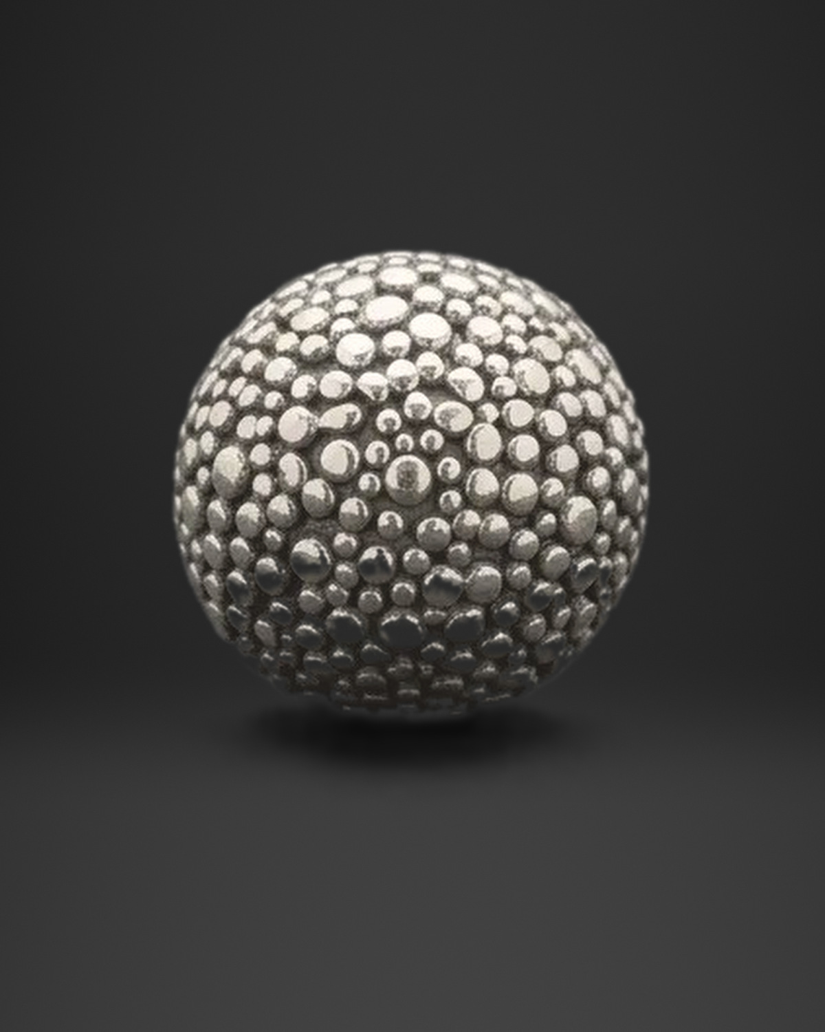 Dotted Sphere Dome Ring