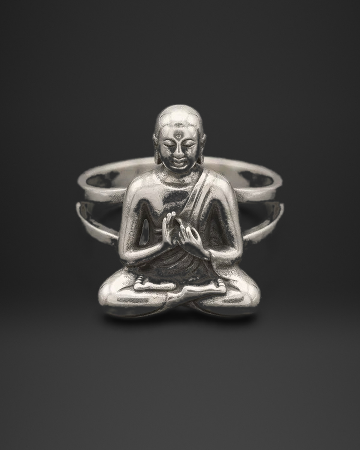 Meditating Buddha Ring