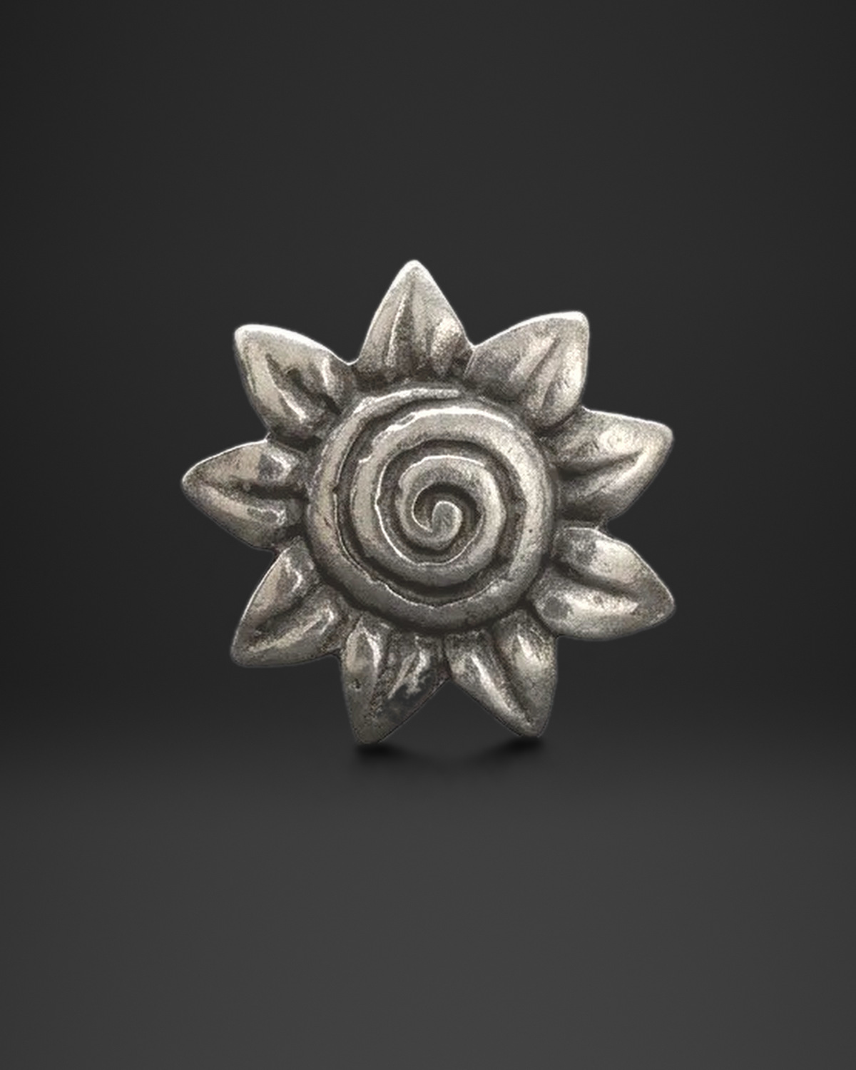 Sunflower Spiral Ring