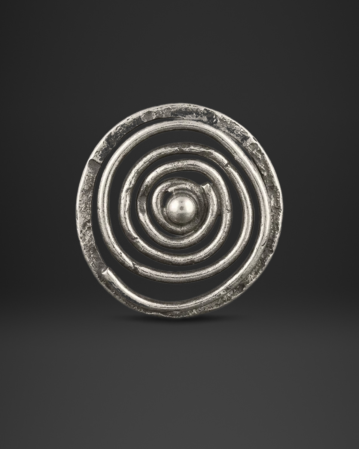 Open Wire Spiral Ball Ring