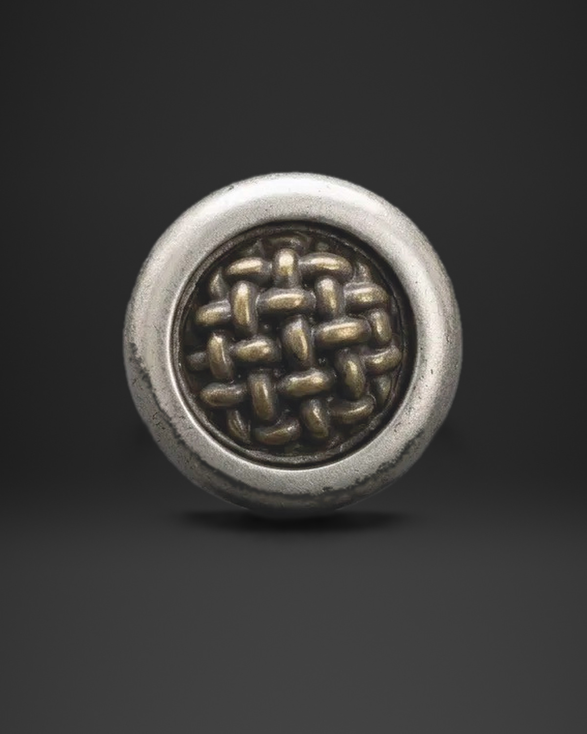 Two-Tone Celtic Weave Ring