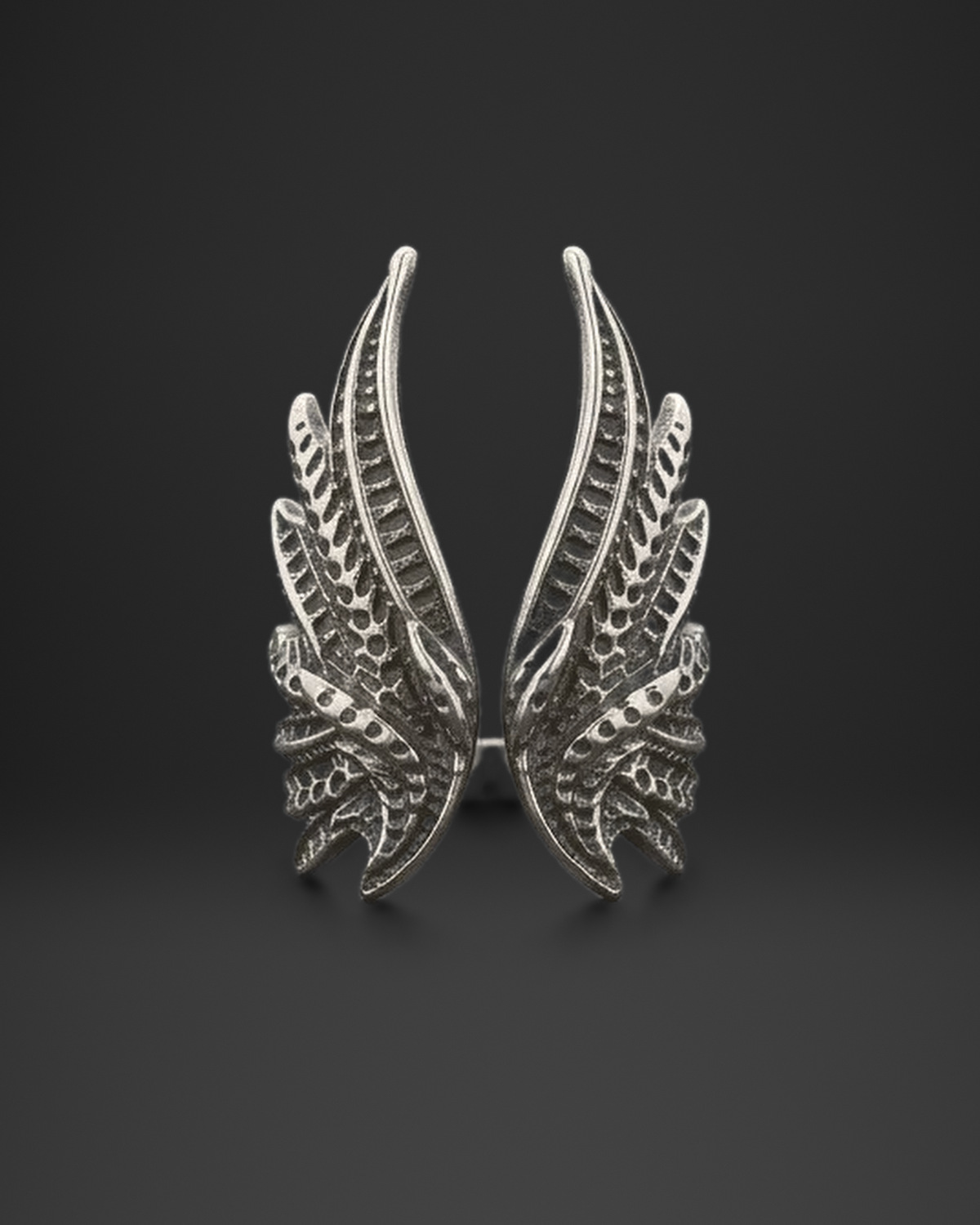 Feathered Wings Open Ring