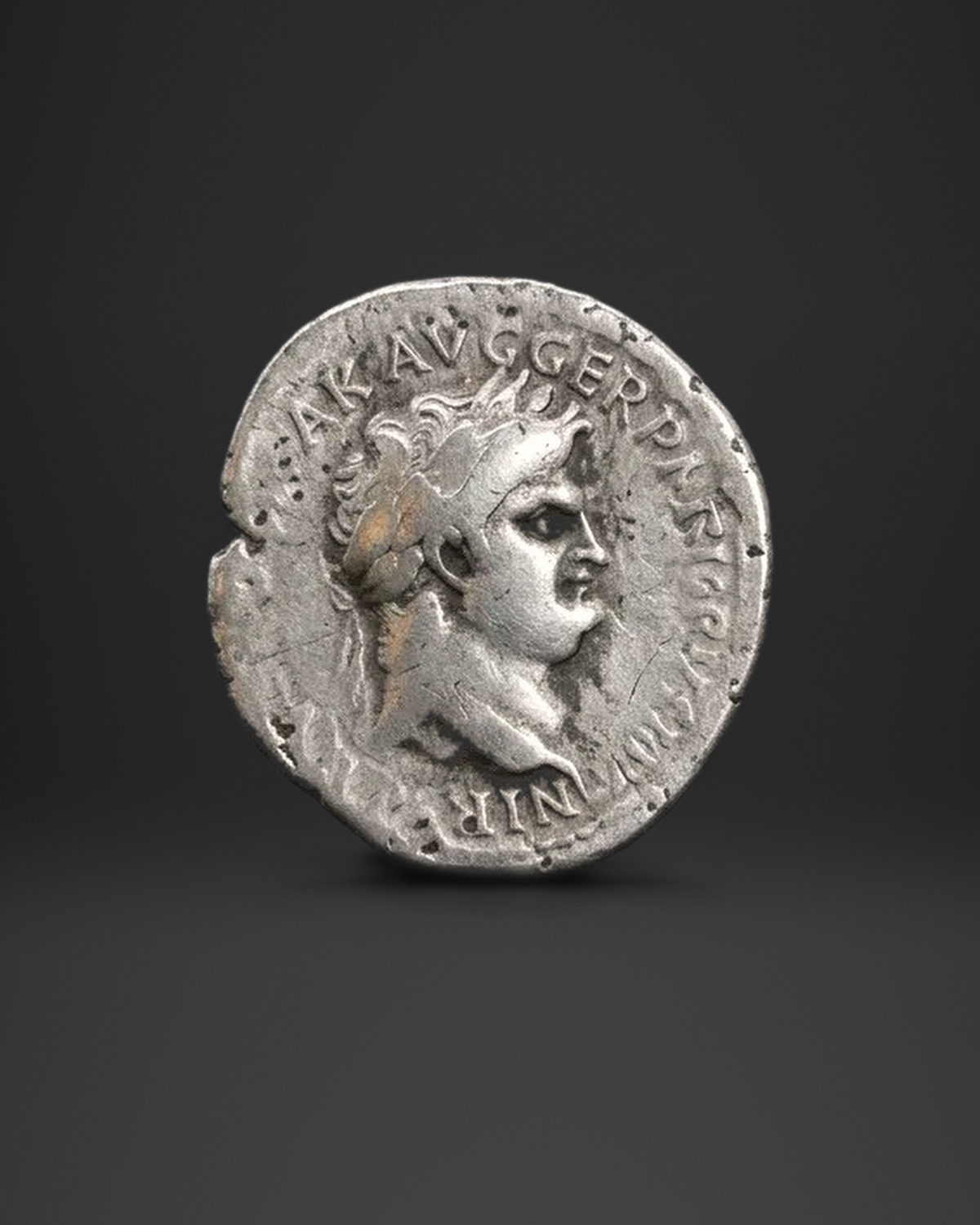 Laurel Emperor Coin Ring