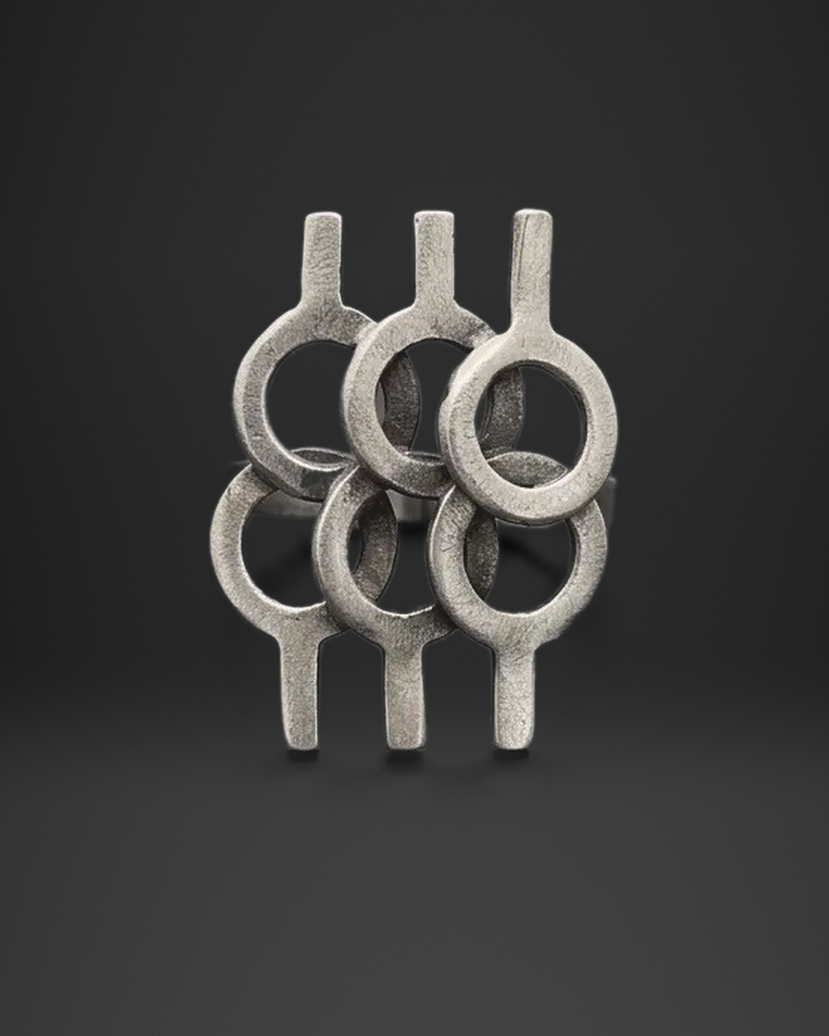 Linked Rings Bar Ring